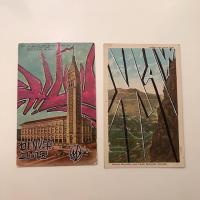 Altered postcards