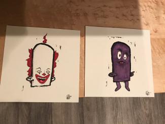 Ronald McPennywise and Grimace